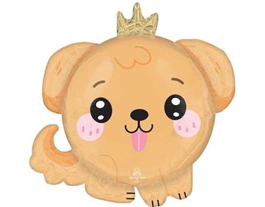 KAWAII PUPPY ROLY POLIES FOIL BALLOON