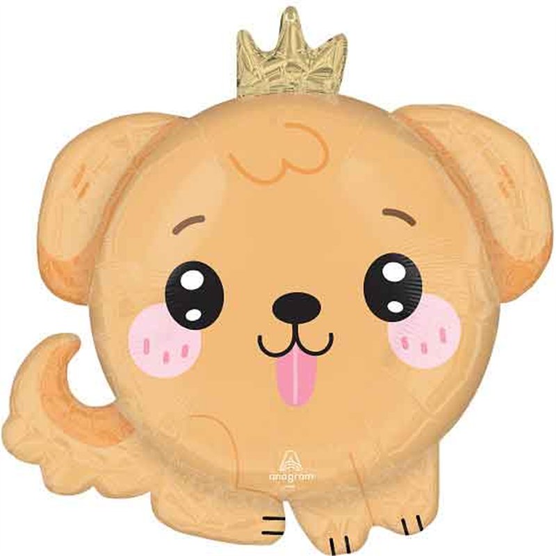 KAWAII PUPPY ROLY POLIES FOIL BALLOON