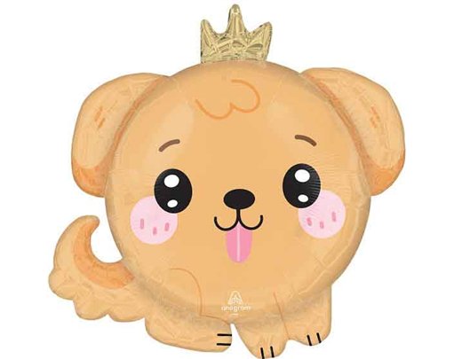 KAWAII PUPPY ROLY POLIES FOIL BALLOON