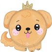 KAWAII PUPPY ROLY POLIES FOIL BALLOON