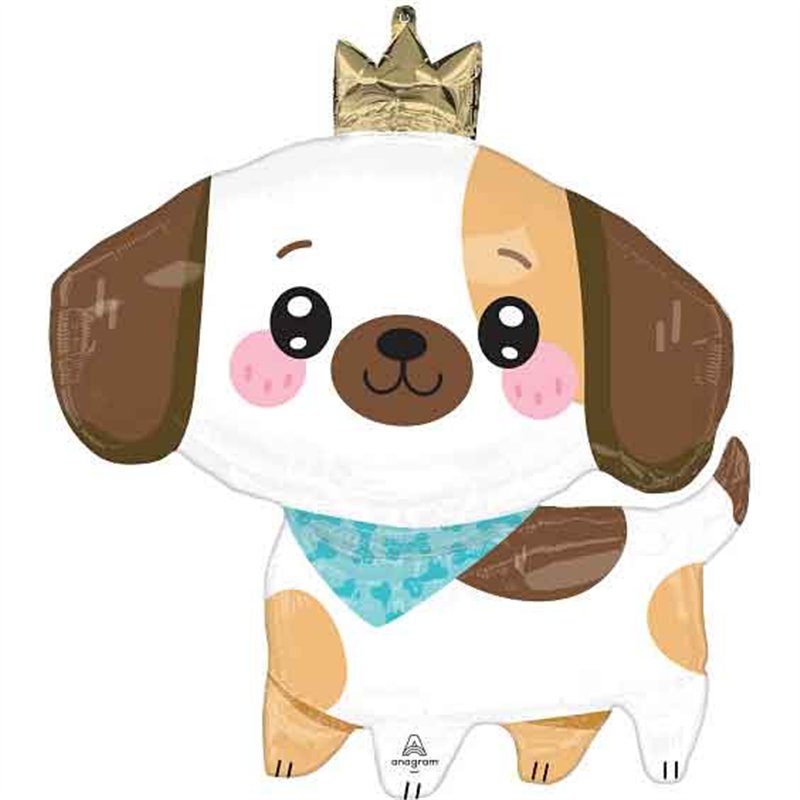 KAWAII PUPPY SUPERSHAPE FOIL BALLOON