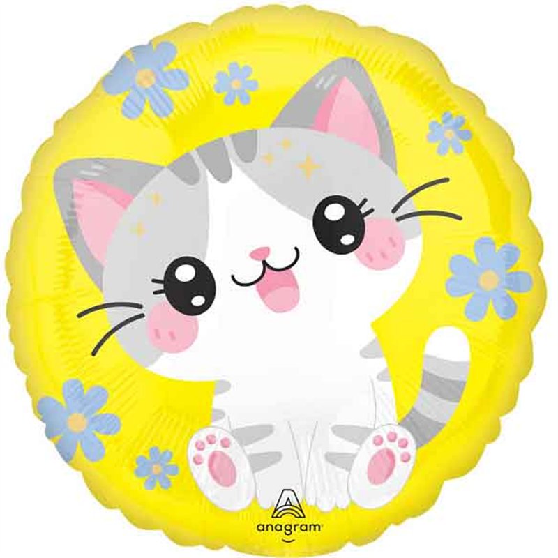 18in KAWAII KITTY FOIL BALLOON
