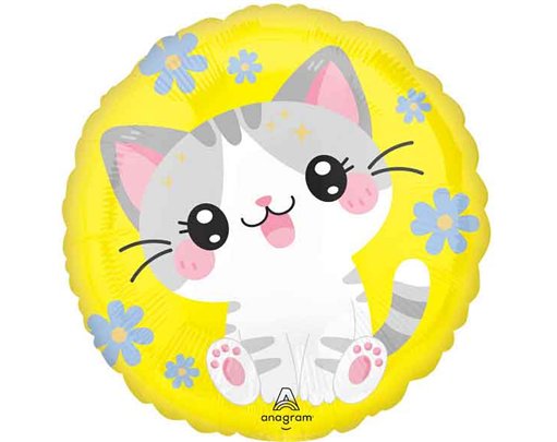 18in KAWAII KITTY FOIL BALLOON
