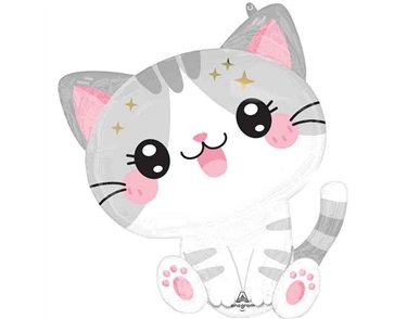 KAWAII KITTY SUPERSHAPE FOIL BALLOON
