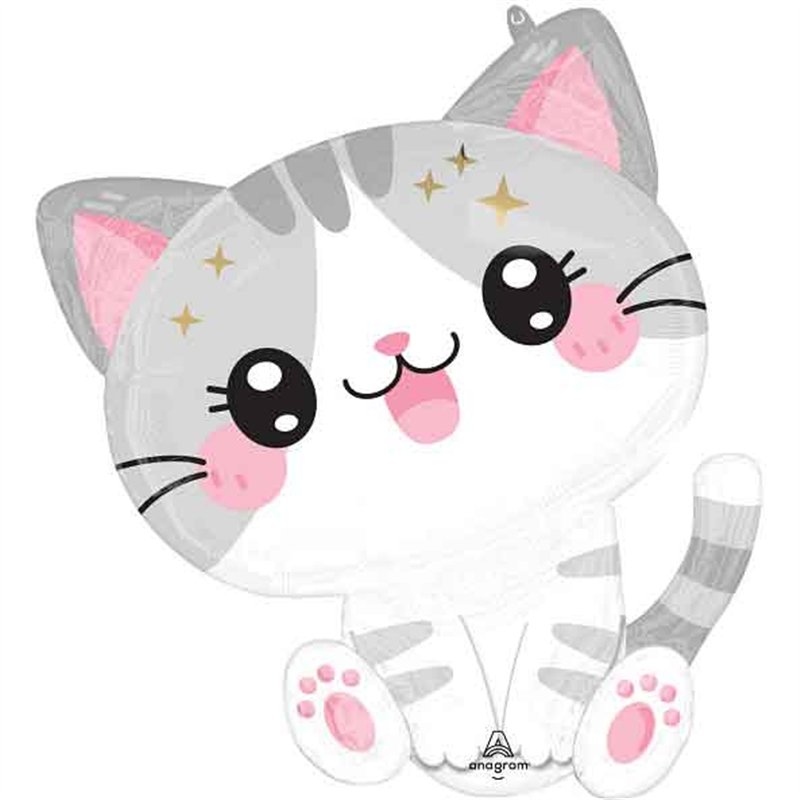 KAWAII KITTY SUPERSHAPE FOIL BALLOON
