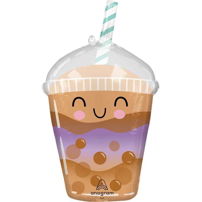 SIPPY FRIENDS BOBA TEA SUPERSHAPE FOIL BALLOON