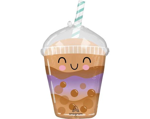 SIPPY FRIENDS BOBA TEA SUPERSHAPE FOIL BALLOON
