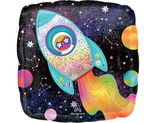 18in OUTER SPACE STANDARD FOIL BALLOON