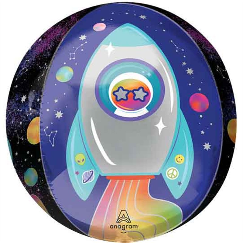 OUTER SPACE ORBZ FOIL BALLOON