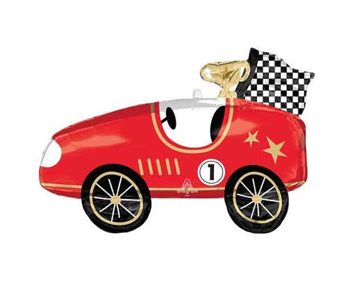 RACE CARS SUPERSHAPE FOIL BALLOON