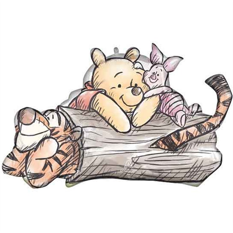 WINNIE THE POOH SUPERSHAPE FOIL BALLOON