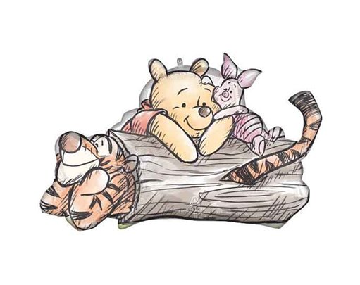 WINNIE THE POOH SUPERSHAPE FOIL BALLOON
