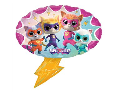 SUPER KITTIES SUPERSHAPE FOIL BALLOON