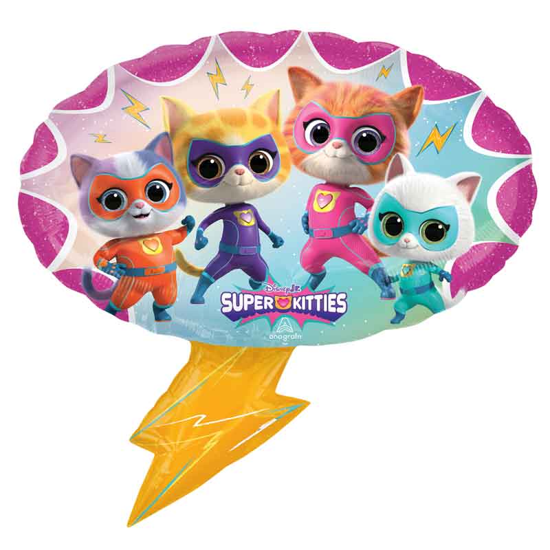 SUPER KITTIES SUPERSHAPE FOIL BALLOON