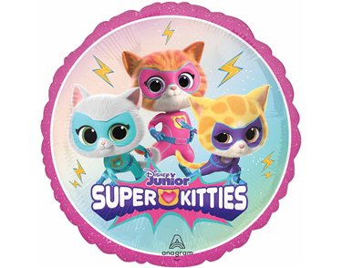 18in SUPER KITTIES FOIL BALLOON