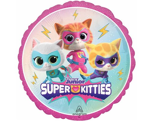 18in SUPER KITTIES FOIL BALLOON
