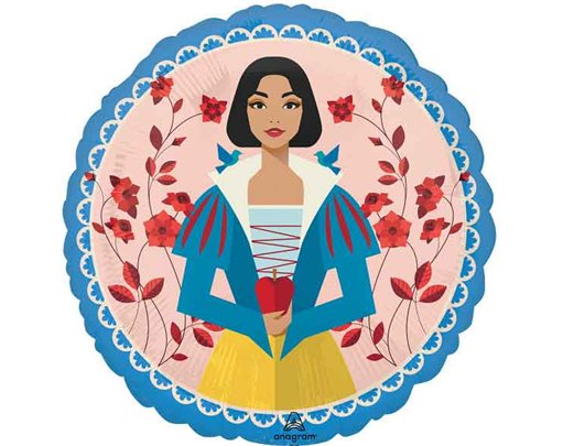18in SNOW WHITE LIVE ACTION STANDARD FOIL BALLOON