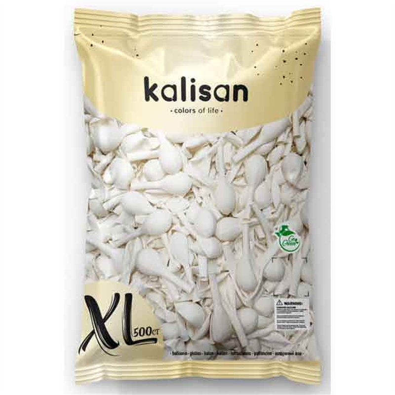 500PK 12in STANDARD WHITE KALISAN LATEX