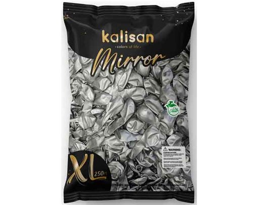 250PK 12in MIRROR SILVER KALISAN LATEX