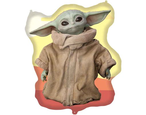 STAR WARS THE MANDALORIAN GROGU SHAPED FOIL BALLOON