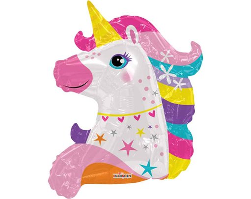 36in UNICORN METALLIC FOIL BALLOON