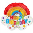 18in BIRTHDAY RAINBOW FOIL BALLOON