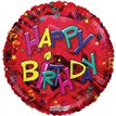 18in HAPPY BIRTHDAY CANDLE FOIL BALLOON