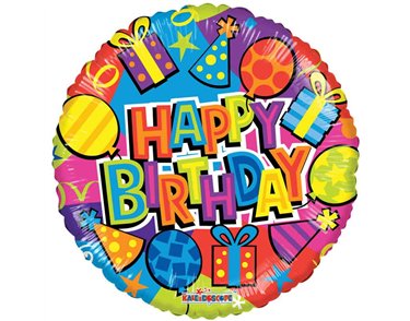 18in FESIVE ELEMENTS GELLIBEAN FOIL BALLOON