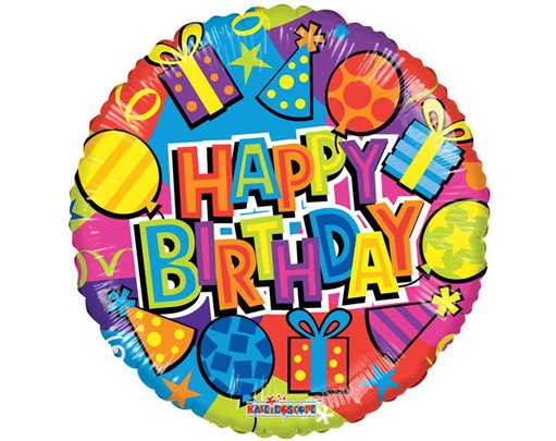 18in FESIVE ELEMENTS GELLIBEAN FOIL BALLOON