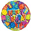 18in FESIVE ELEMENTS GELLIBEAN FOIL BALLOON