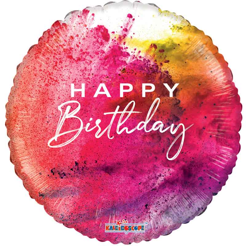 18in BIRTHDAY FESTIVAL FOIL BALLOON