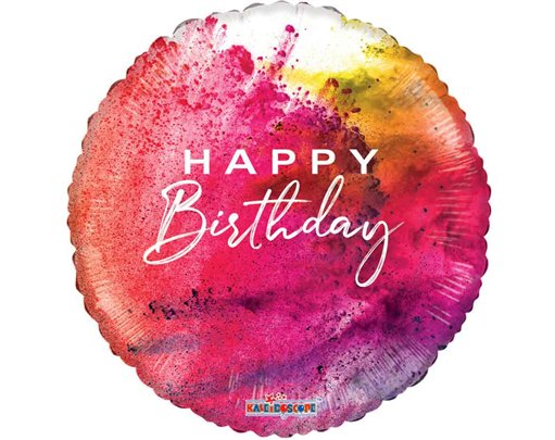 18in BIRTHDAY FESTIVAL FOIL BALLOON