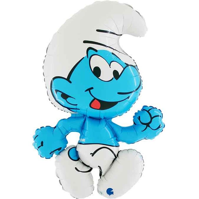 SMURF SHAPED FOIL BALLOON