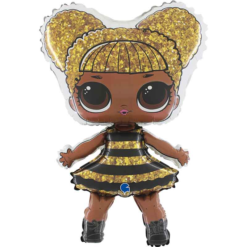 LOL SURPRISE QUEEN BEE SHAPED FOIL BALLOON