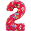 26in COCOMELON NUMBER 2 SHAPED FOIL BALLOON