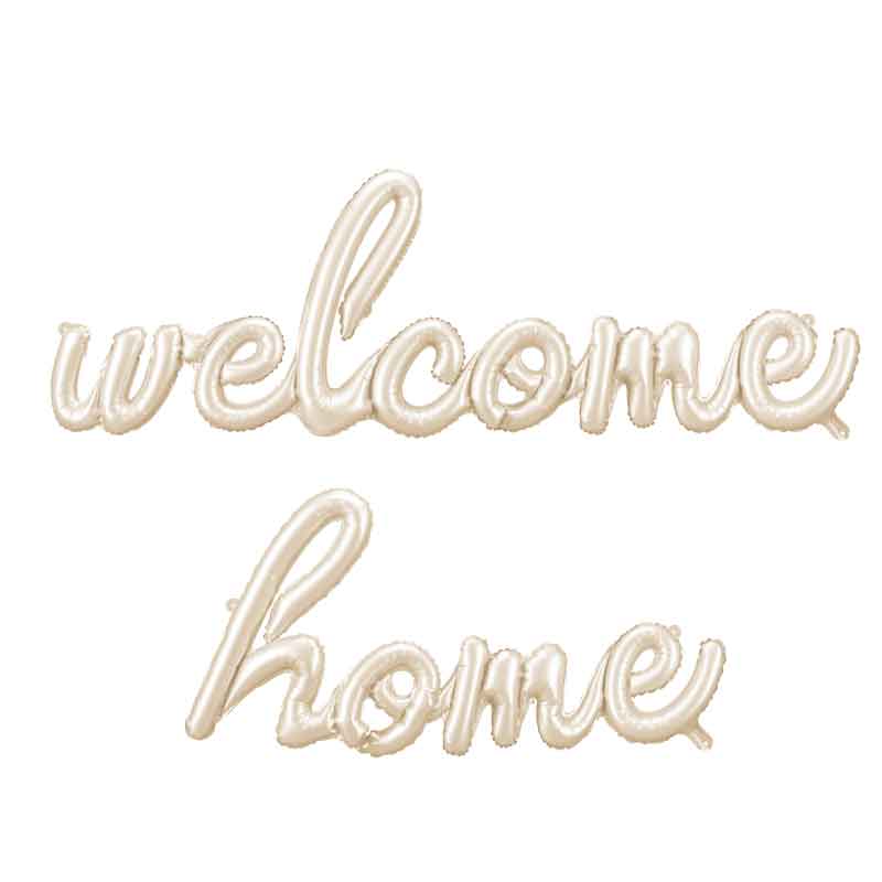 WELCOME HOME FOIL BALLOON