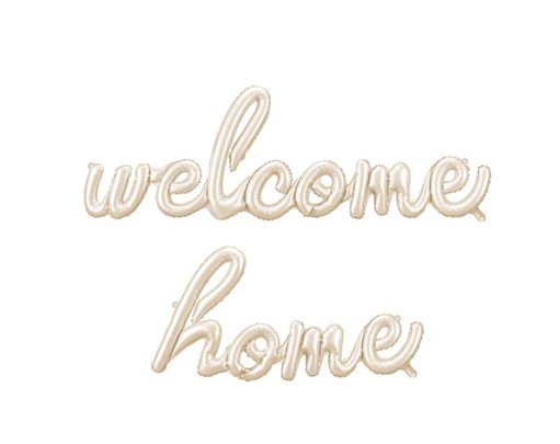 WELCOME HOME FOIL BALLOON