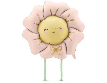 BLUSH PINK FLOWER FOIL BALLOON