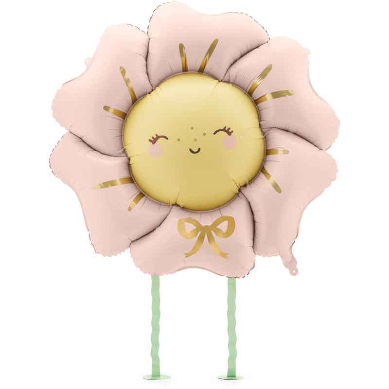 BLUSH PINK FLOWER FOIL BALLOON