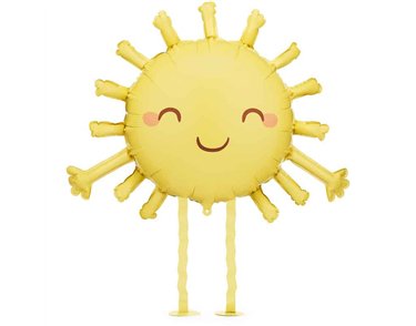 YELLOW SUNSHINE FOIL BALLOON