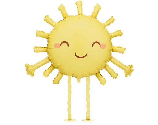 YELLOW SUNSHINE FOIL BALLOON