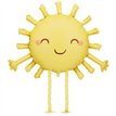 YELLOW SUNSHINE FOIL BALLOON