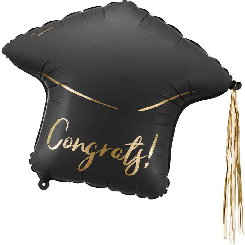 'CONGRATS!'' CAP SHAPED FOIL BALLOON