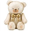 CREAM BEAR SHAPED FOIL BALLOON BEAR