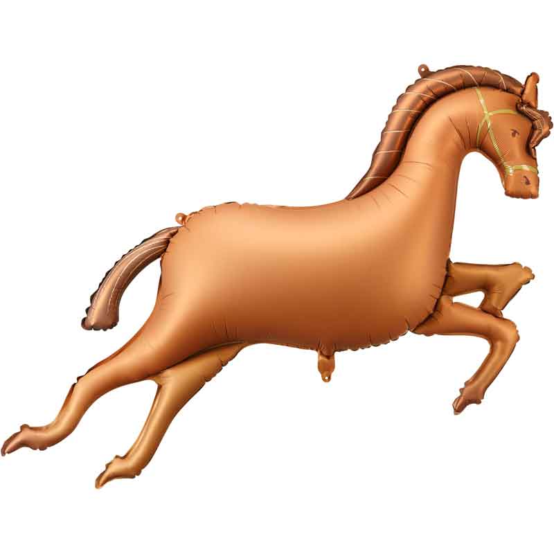 BROWN HORSE SHAPED FOIL BALLOON