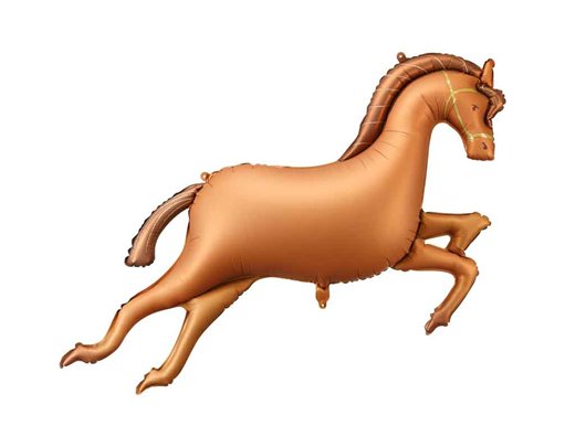 BROWN HORSE SHAPED FOIL BALLOON