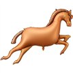 BROWN HORSE SHAPED FOIL BALLOON