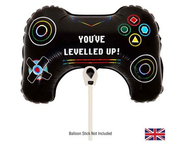 11.4in MINI CONTROLLER AIR FILL FOIL BALLOON PACKAGED WITH SELF SEAL VALVE