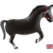 35in BLACK HORSE SHAPED FOIL BALLOON