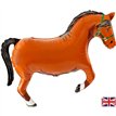 35in BROWN HORSE SHAPED FOIL BALLOON